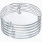 YOUEON Lot de 6 sous-Verres Ronds en Verre Transparent de 8,9 cm pour Tasses, Tables à Manger, Bureau, Cuisine, décoration d'intérieur et fêtes
