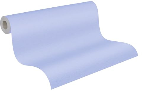 A.S. Création Vliestapete Strukturtapete - Uni Tapete 389035 in Blau - einfarbige Wandtapete für verschiedene Räume 10,05 m x 0,53 m