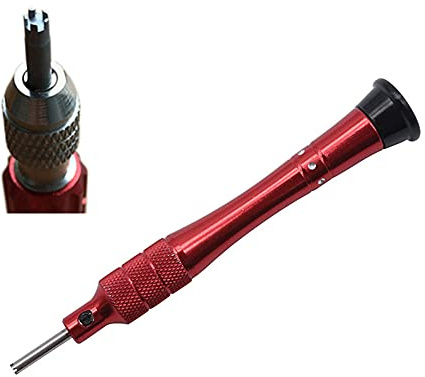 NATEFEMIN Acciaio rosso 3/4/5 razze Star Watchmaker cacciavite cinturino cinturino cassa lunetta rimuovere strumento di riparazione aperto per Richard Mille strumento di riparazione, 5 Spokes