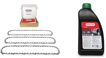 Oregon Confezione da 3 Catene per Motosega 3/8 LP da 52 Maglie di Trasmissione 1.1mm, Adatte a Barre da 35 cm, Compatibili con Husqvarna, McCulloch, Ryobi, Bosch ed altre marche