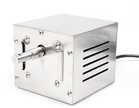 Motore rotativo in acciaio inox per spiedino, griglia per arrosti, 60 kg, 25 W, spiedo girevole da 220 V, spina europea