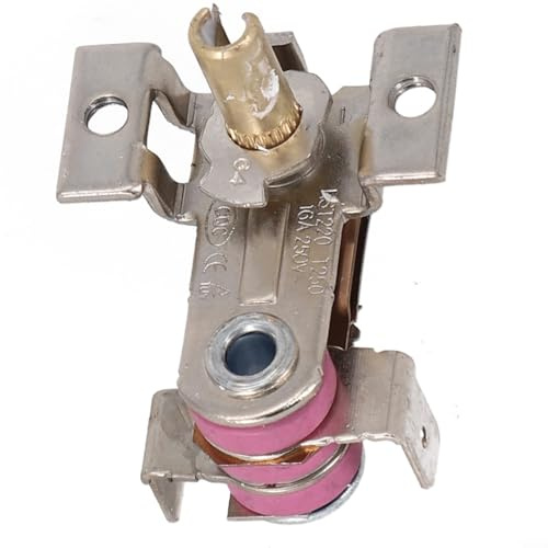 CNANRNANC Thermostat/Temperaturschalter, Einstellbarer Temperaturschalter, Heizungs-Bimetall-Thermostat KST-220, für Reiskochern, Toastern