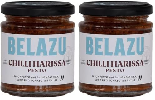 Belazu Rose Harissa Pesto 165g (Pack of 2)