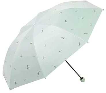 FENBNMK Taschenschirme Regenschirm Tragbarer Regenschirm Sonnenschirm Starker kompakter faltbarer wasserdichter Reiseschirm for Sonne, sonnigen Regen Regenschirme