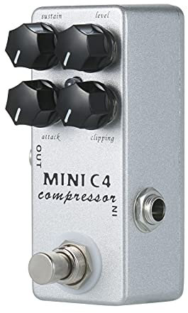 Funien MINI C4 Compressor Guitar Effect Pedal True Bypass