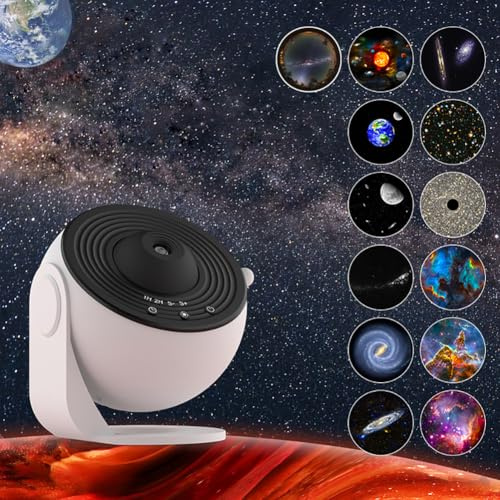 Planet Projector Galaxy Lamp Room Decoration White