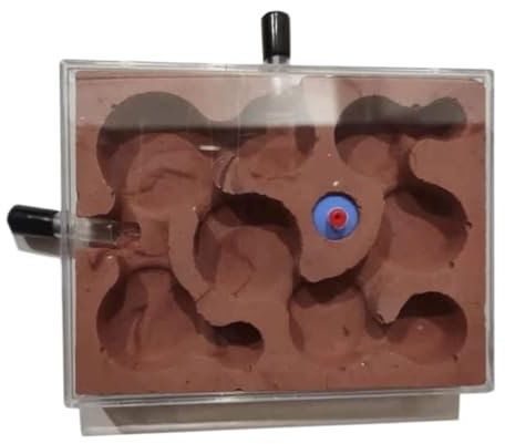 Ameisenfarm Formicarium Ameisenburg Aus Gips, Ameisen Beobachten, Wie Sie Tunnel Graben, Ameisenfarm, Ameisennest, Burg, Ameisenhügelhaus Ameisenfarm für Draußen(Chocolate)