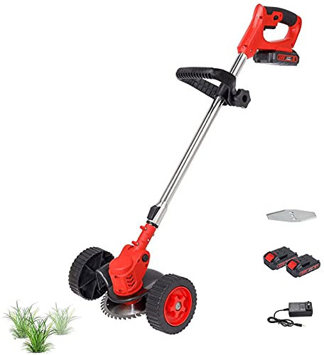 Extracteur de mauvaises herbes électrique 850 W – Portable avec roues pour jardin extérieur – Outil réglable/rotatif pour pelouse, patio, allée – Longue poignée pour un nettoyage facile entre les