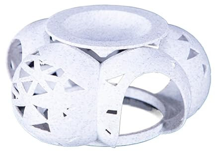 Ahuuen Fischhaus für Aquarium, Fischtankhaus | Unregelmäßige poröse Betta Fischhöhle - Weißes Aquariumdekor, Höhlenlandschaftsgestaltung, multifunktionales Habitat -Garnelenhaus für Süßwasser