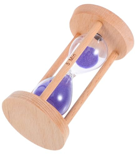 MAGICLULU Timer Da Minuti Timer Sabbia Visivo Per Lavarsi i Denti Doccia e Mani Orologio Sabbia in Legno e Cucina
