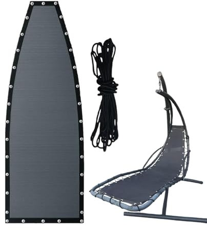 Générique Tissu de Rechange pour Chaise Suspendue,Tissu De Siège De Rechange pour Balancelle De Jardin - Housse De Coussin De Siège De Remplacement Parfaitement Ajustée pour Jardin Balcon Extérieur