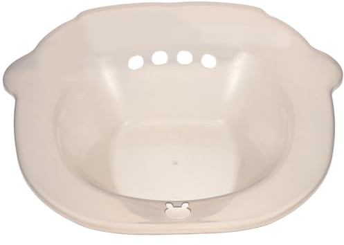 DECOMELODY Sitzbad für Toilette aus Robustem Material Ergonomisch Geformt für Komfortable Postpartale Pflege Vielseitig Einsetzbar bei Blasen Perinealbeschwerden Leicht und Tragbar Einfache