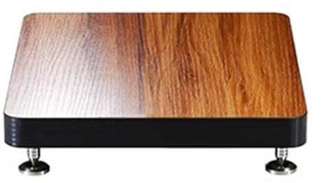 Rack AV ShelfSturdy 1Tier Wooden Stand for Turntable Record Player AV Amplifier Sky Box & PrinterIdeal Audio Cabinet for Home Entertainment Setup