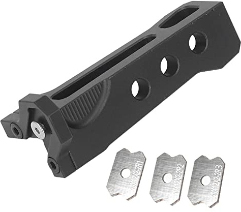 Sorandy Raboteuse de Chant Portative Manuelle pour Coupe-Bois, pour le Travail du Bois, Construction en Alliage D'aluminium,