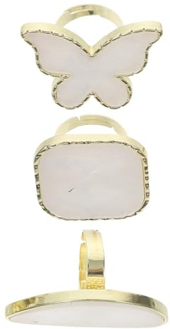 SEWACC Plateau de Palettes Annulaires pour Nail Art en ABS Solide Lot de 3 Outil de Mélange de Vernis à Ongles Gel pour Manucure Professionnelle et Décoration Ongles