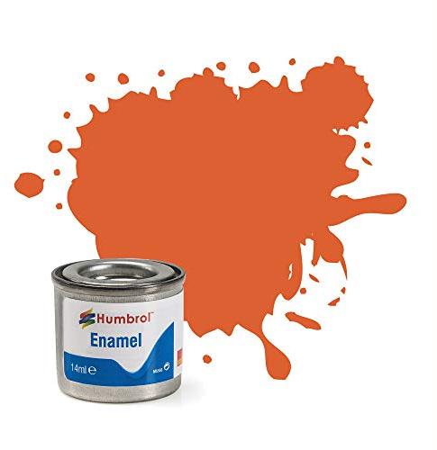 Humbrol Enamel Paint 14ML No 82 Orange Lining - Matt