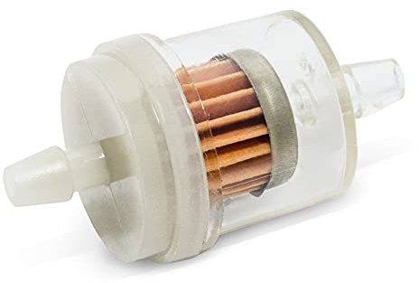 Benzinfilter Kraftstofffilter Maxtuned, Universal Motorrad Benzin Filter, Schnellkraftstofffilter für 6mm Motorrad, Roller, Generator, Motorrad, Rasenmäher, Auto
