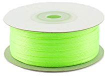 Creativery 91m Rolle Satinband 3mm (073 hell grün) // Schleifenband einseitiges Hochzeit Taufe Deko Band Dekoband Geschenkband