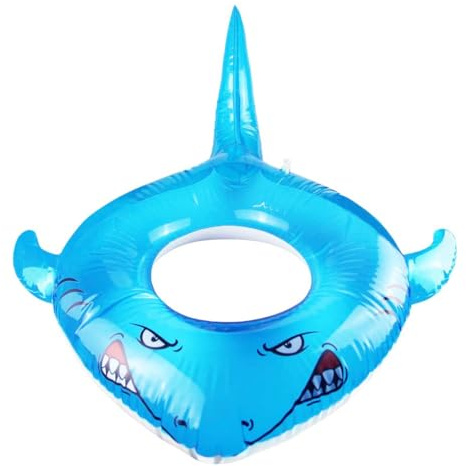 LAFALA Pool Floats Kids Shark Floaties Inflatable Pool Swim Lounger Raft Summer Swimming Ring Pool Toys for Adults Kids