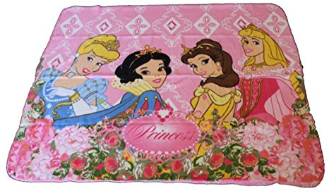 PRINCESAS Manta Polar Rosa Enrollado, 120 cms X 140 cms.