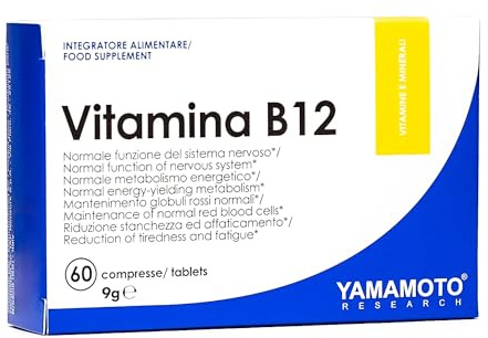 YAMAMOTO RESEARCH Vitamina B12 Metilcobalamina 1000mcg 60 Comprimés