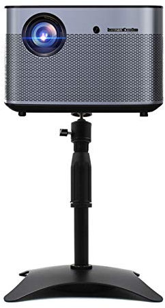 GLigeT Projector Mount Stand Household Mini Projector Mount with 360 Degrees Rotatable Heads for Projectors Cameras, Mount with Metal Ballhead for Camera, Black Projector Ceiling Mount