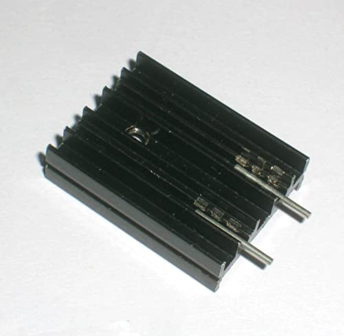 BYCIFRLG 30 Stück Transistoren TO-220 Aluminium-Kühlkörper 25 x 18,5 x 7 mm
