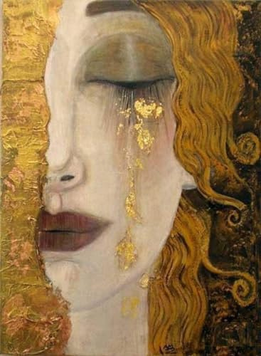 1000 Stück Holzpuzzle Für Erwachsene „Goldene Tränen“ Von Gustav Klimt