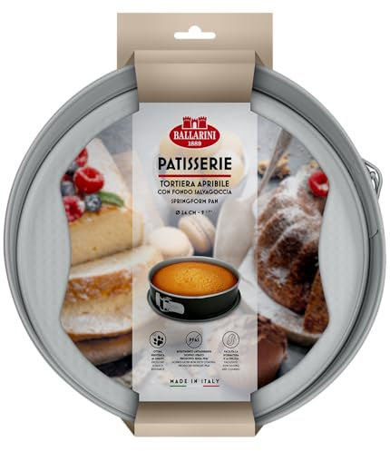 TORTIERA APRIBILE CON FONDO SALVAGOCCIA 24 cm