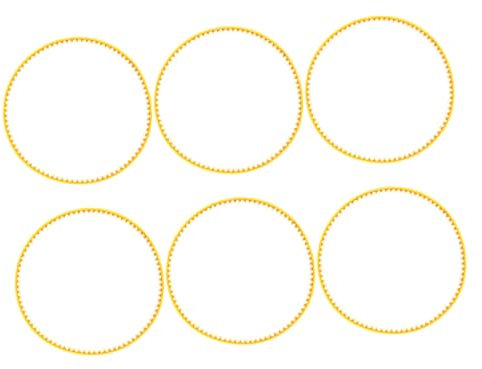 VERDANVERSE 6stücke Ersatzriemen Für Zuckerwattemaschinen Reusable Gürtel Aus Robustem Passend Für Gewerbliche Geräte Einfach Zu Reinigen Und Langlebig Für Konstante Leistung