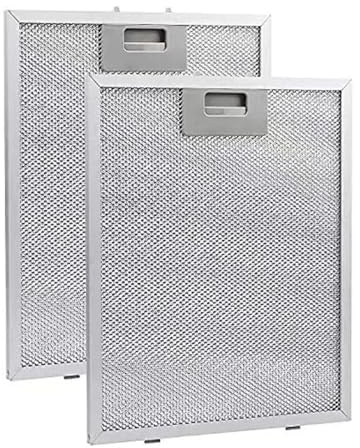 2 pezzi Filtri for cappa aspirante Filtro di sfiato in rete metallica 320x260 mm Filtro di sfiato in rete metallica in alluminio Filtro antigrasso for cappa aspirante