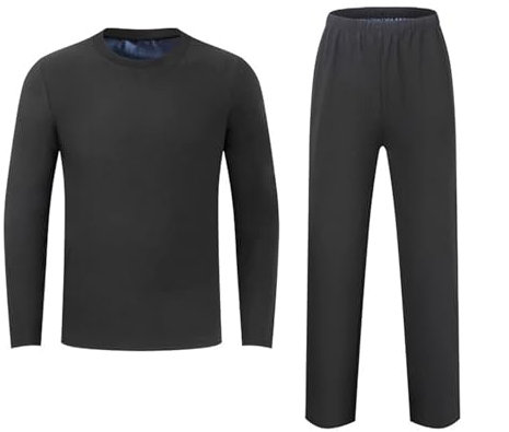 Weyot Traje Sauna Hombre, Fajas Reductoras Hombre Adelgazantes, Camiseta Sauna Hombre Y Pantalón De Sudoración, Trajes De Sudoración Deportiva Fitness Boxeo Yoga Running Blue,M