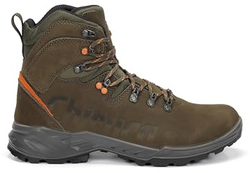 CHIRUCA BOTAS SEQUOIA 01 GORE-TEX DE HOMBRE, PARA SENDERISMO, TREKKING, MONTAÑA, CAMINAR,ANDAR CAZA, COLOR VERDE NARANJA (TALLA 47)