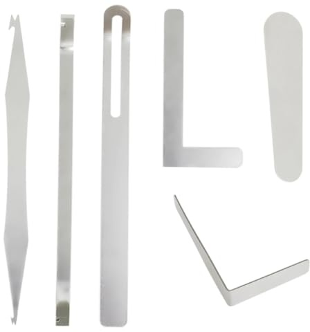 Toddmomy Saxophon Reparaturwerkzeug 6 Stück aus Formstabilem Material mit Nadelhaken für Klarinette Flöte Oboe und Fagott Tragbares Holzblasinstrumenten Zubehör