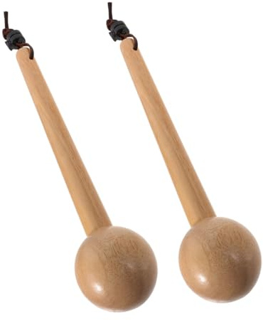 VICASKY 2Pcs Softball Glove Mallet Wooden Baseball Glove Shaper with Long Handle Comfortable Grip for Catchers Mitt Break-