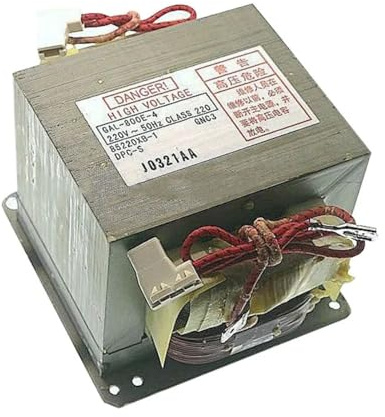 Transformador De 800 W Compatible Con Glanz Microondas De 20 L. Piezas GAL-800E-4 700E-4-1. Transformador De Alto Voltaje (8,1 X 7,7 Cm).