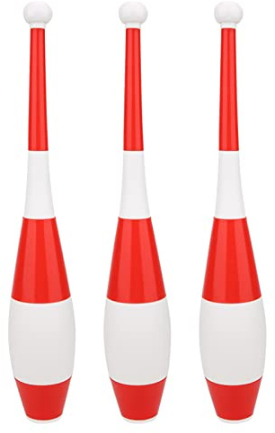 Lylithuif Bastoncini da giocoliere acrobatici Professionali 3 Pezzi Materiale TPR di Alta qualità Bastone da Giocoleria Giocattolo per Bambini Giochi all'aperto Allenamento e Prestazioni