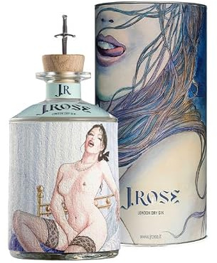 J.Rose London Dry Gin Artigianale JR06A Astuccio Regalo | Gin Artigianale, London Dry, Astuccio Incluso, JR06A