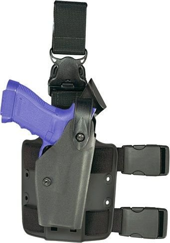Safariland® 6005 SLS Taktisches Oberschenkelholster (abnehmbar) (rechts, Foliage Green, H&K P8)
