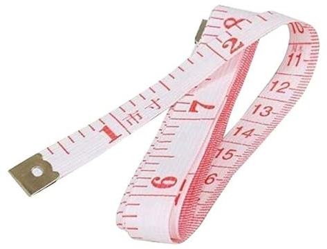 1.5M 60 Soft Plastic Ruler Tailor Cloth Body Measure Measuring Flat Tape WHITE