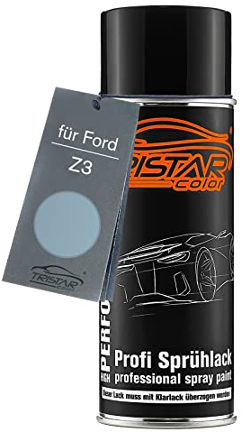 TRISTARcolor Billack Spridburk för Ford Z3 Tonic Metallic/Ktistallblau Metallic Spridburk för grundfärg 400 ml