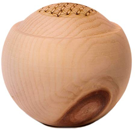 Dekobox Duftauge M aus massivem Zirbenholz - Duftspender für ätherische Öle - mit Schutz vor Überdosierung