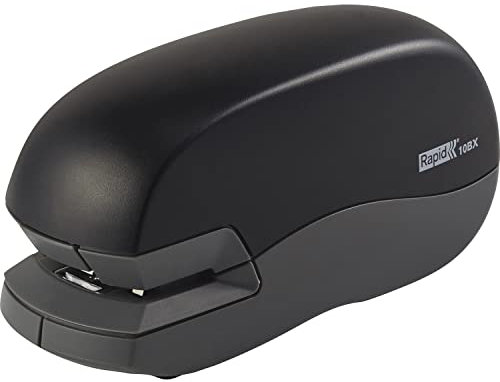Snabb elektrisk häftapparat, Fixativ 10BX, batteridriven, 10 arkkapacitet, svart (S7073125)
