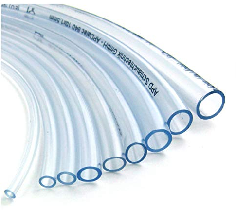 PVC Schlauch Aquariumschlauch Wasserschlauch Luftschlauch Lebensmittel konform Innen-Ø 14 mm, Außen-Ø 18 mm, Länge 2 m