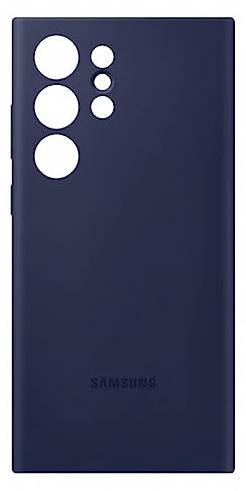 Samsung Silicone Smartphone Case EF-PS918 für Galaxy S23 Ultra, Handy-Hülle, Silikon, Kratzfest, Schlankes Design, Navy