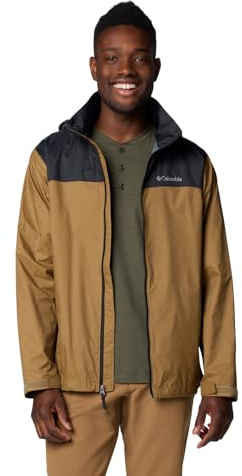 Columbia Men's Glennaker Lake II Rain Jacket, Delta/Black, Large