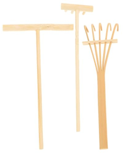 Yardwe 1satz Zen Garten Rechen Teiliges Harke Für Sandtisch Büro Dekoration Und Meditation Robuste Langlebige Werkzeuge Für Kreative Sandgestaltung Und Feng Shui Anwendungen