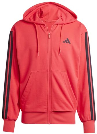 Adidas Herren Essential Three Stripes French Terry Fullzip Hoodie