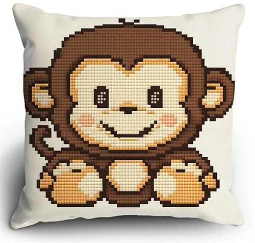 kitphoenix Knüpfkissen Zum Selber Knüpfen Knüpfen Set Knüpfteppiche Set Eule 3D Handgemachte Geschenke Knüpfteppich für Kinder und Erwachsene Knüpfset 43cm X 43cm