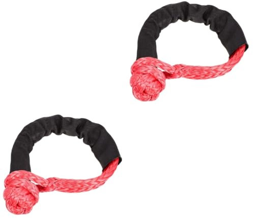 iplusmile 2piezas SOGA De Nylon Resistente Grillete Multifuncional para Actividades Al Aire Fácil De Usar y Transportar Capacidad De Carga Alta